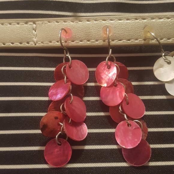 Set of three shell earrings - Picture 2 of 4